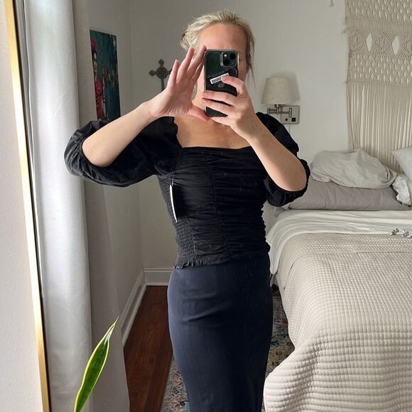 MaxMara Navy‎ Blue Pencil Skirt Size 10 - Picture 4 of 9